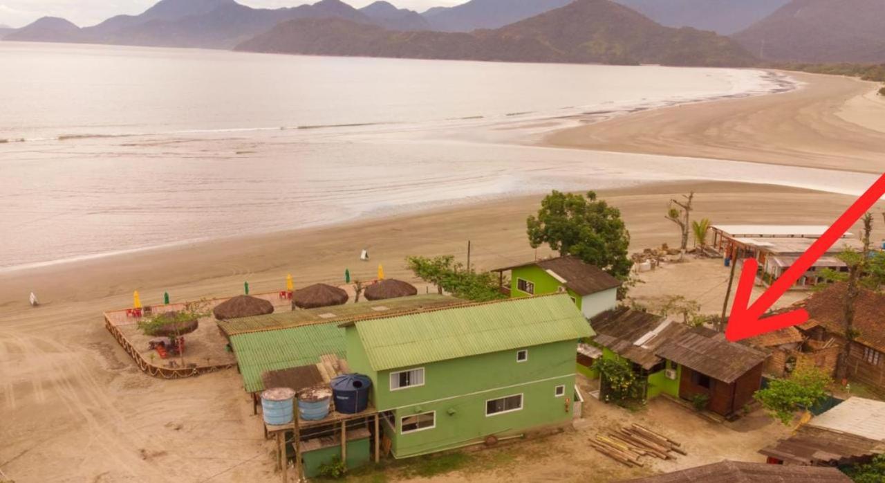 827 Chale Pe Na Areia, Completo Na Praia Do Estaleiro Em Ubatuba - 1 Dormitorio, 1 Banheiro, 1 Vaga De Garagem ภายนอก รูปภาพ